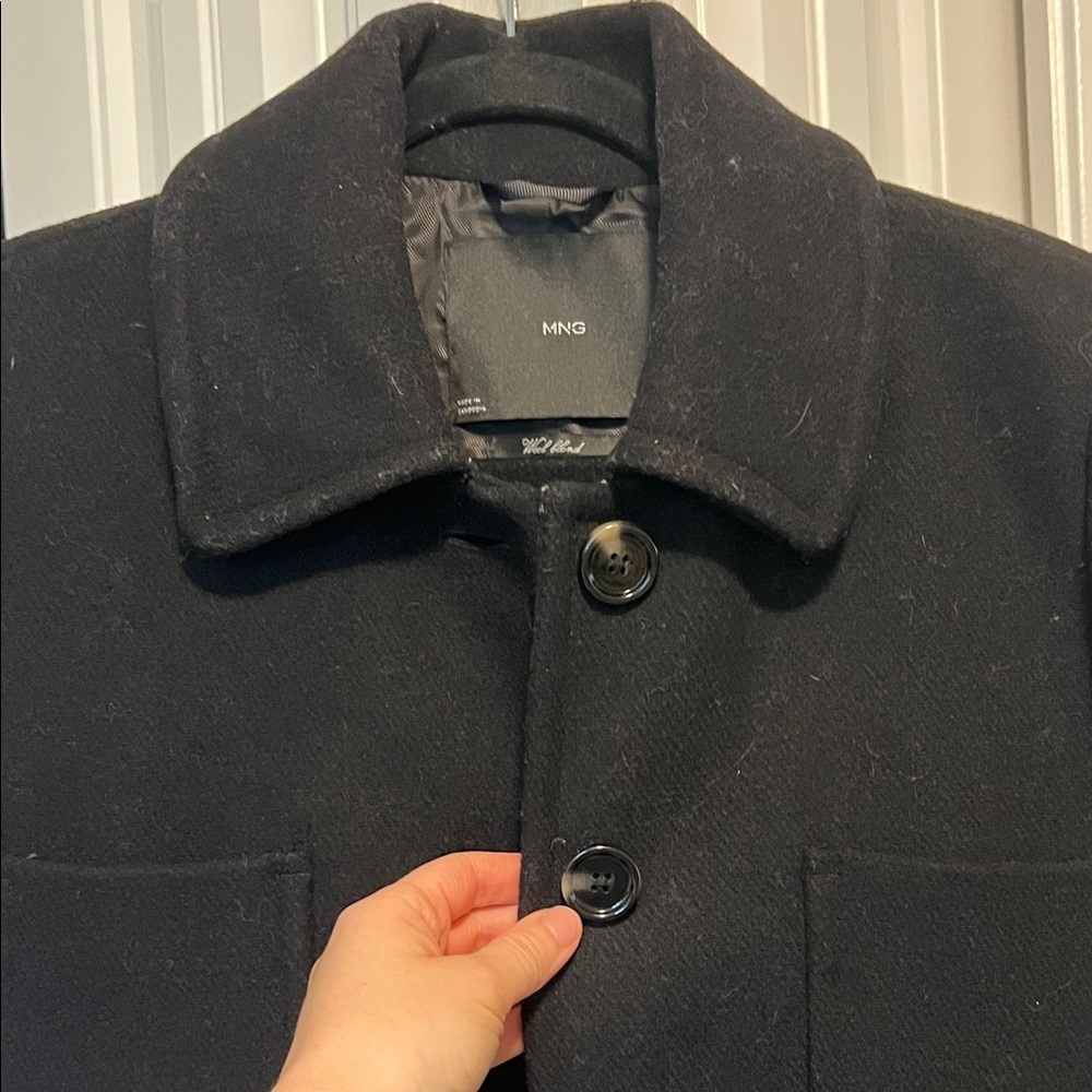 Mango Mid Length Wool Coat